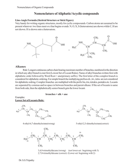 Organic Nomenclature.Pmd