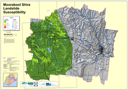 Moorabool Shire Landslide Susceptibility