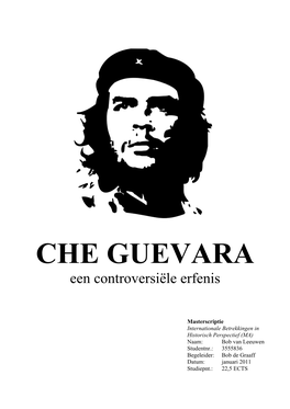 CHE GUEVARA Een Controversiële Erfenis