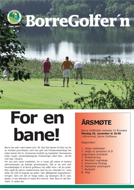 Borre Golfer'n Høstnummer 2007