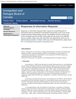 Immigration and Refugee Board of Canada