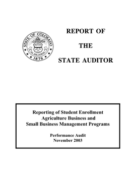 1998 Audit Report Cover