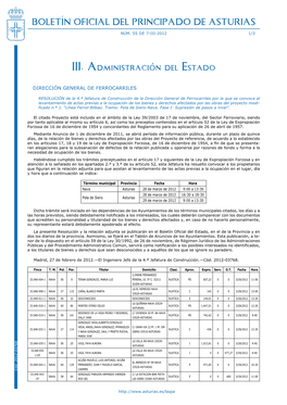 Boletín Oficial Del Principado De Asturias