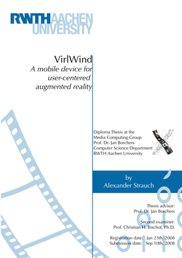 Virlwind a Mobile Device for User-Centered Augmented Reality