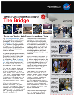 Technology Demonstration Missions Newsletter March/April 2013