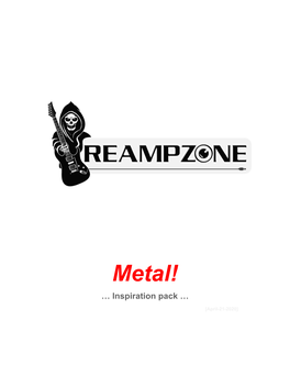 Metal! … Inspiration Pack …