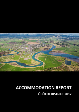 Accommodation Report Opotiki District