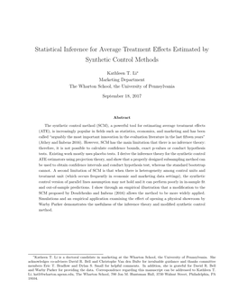 Statistical Inference for Average Treatment Effects Estimated By