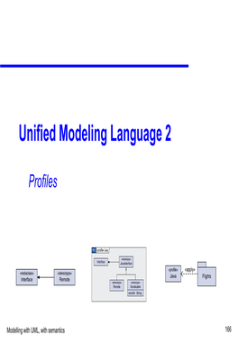 Unified Modeling Language 2