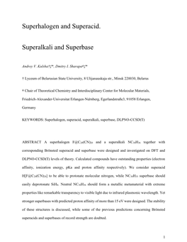 Template for Electronic Submission to ACS Journals