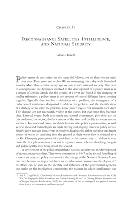 Reconnaissance Satellites, Intelligence, and National Security 369