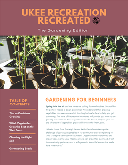 Gardening for Beginners