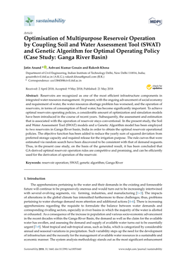 Optimisation of Multipurpose Reservoir Operation by Coupling