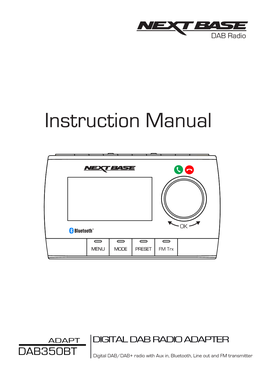 NBDAB350 Instruction Manual