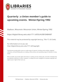 A Union Member's Guide to Upcoming Events
