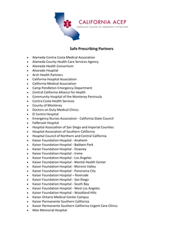 Safe Prescribing Partners