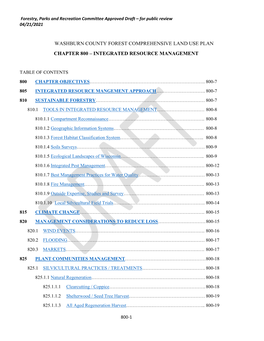 Integrated Resource Management