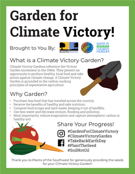 Garden for Climate Victory!