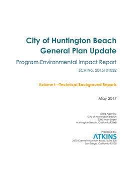 City of Huntington Beach General Plan Update Program Environmental Impact Report SCH No