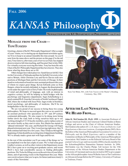 Newsletter--Fall 2006