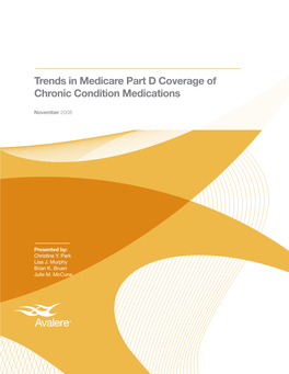 Trends in Medicare Part D Coverage of Chronic Condition Medications