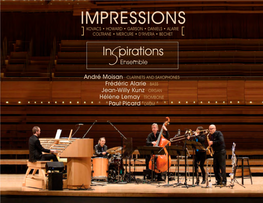 Impressions Kovacs • Howard • Garson • Daniels • Alarie Coltrane • Mercure • D’Rivera • Bechet