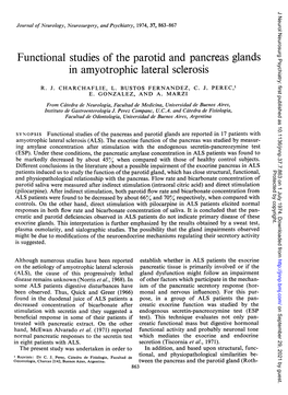 In Amyotrophic Lateral Sclerosis