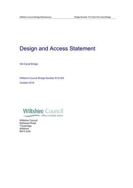 Design and Access Statement