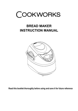 Bread Maker Instruction Manual