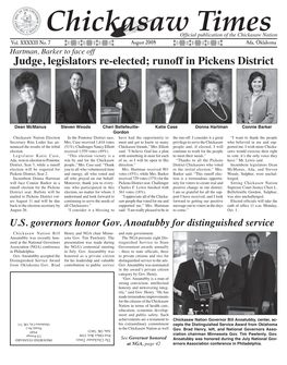 Judge, Legislators Re-Elected; Runoff in Pickens District