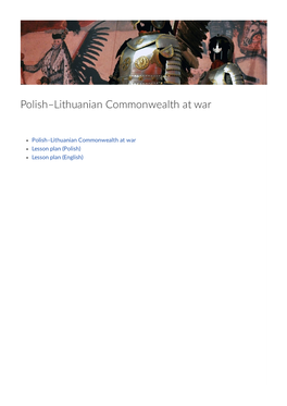 Polish–Lithuanian Commonwealth at War