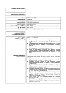 Curriculum Vitae