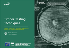 Timber Testing Techniques