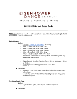 Dress Code- Website