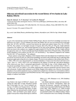 Siliceous Microfossil Succession in the Recent History of Two Basins in Lake Baikal, Siberia