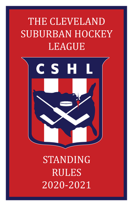 CSHL Standing Rules 2020-2021