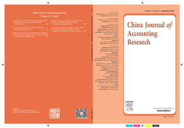 Accounting Research Editors-In-Chief Jeong Bon Kim, City University of Hong Kong