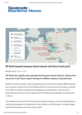 DP World Expands European Inland Network with Three French Ports