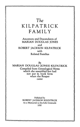 Kilpatrick Family