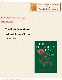 The Forbidden Game