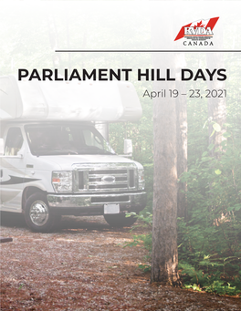 PARLIAMENT HILL DAYS April 19 – 23, 2021