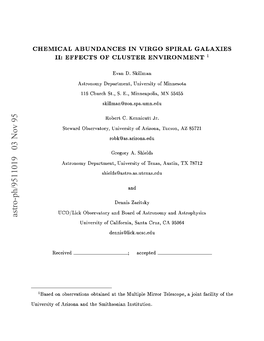 Chemical Abundances in Virgo Spiral Galaxies II: Effects of Cluster