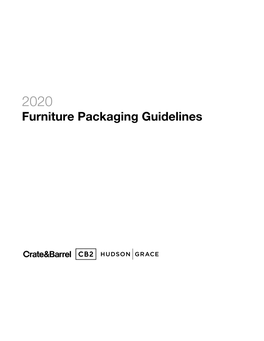 2020 Furniture Packaging Guidelines