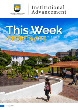 This Week @FORT HARE Vol 2, Issue 14