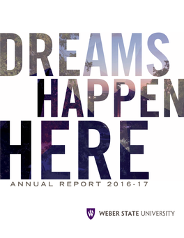 Weber State University 2016-17 Annual Report