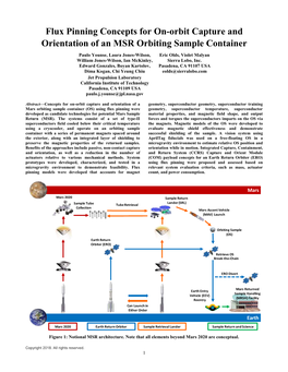 Flux Pinning Concepts for On-Orbit Capture and Orientation of an MSR