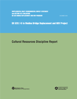 SR 520, I-5 to Medina: Bridge Replacement and HOV Project Supplemental Draft Environmental Impact Statement