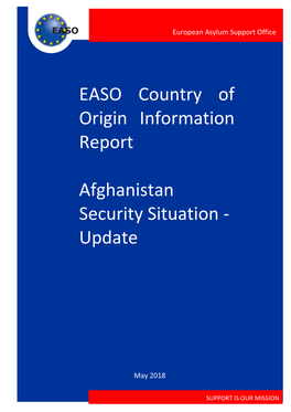 EASO Country of Origin Information Report Afghanistan Security Situation