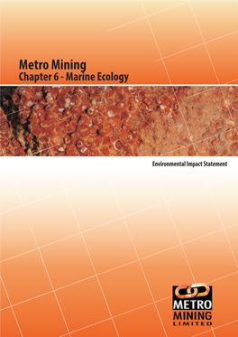 Marine Ecology Bauxite Hills Project Environmental Impact Statement