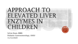 Elevated Liver Enzymes